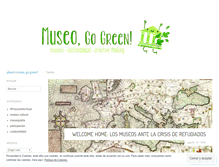 Tablet Screenshot of museogogreen.com
